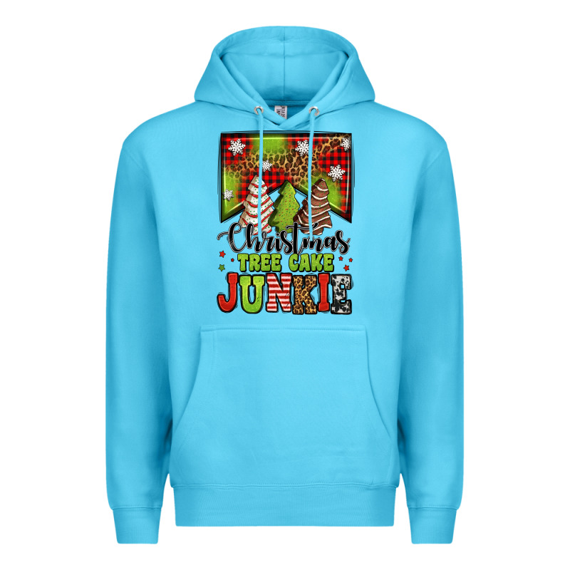 Christmas Tree Cake Junkie Premium Hoodie by Jasminsmagicworld | Teevron