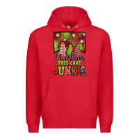 Red Christmas tree cake junkie Premium Hoodie - Jasminsmagicworld