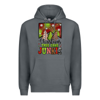 Rock Christmas tree cake junkie Premium Hoodie - Jasminsmagicworld