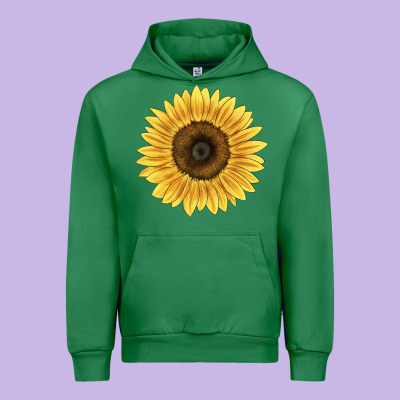 Giganteus Sunflower Urban Hoodie Designed By Lillyallendesigns