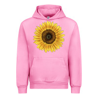 Fuchsia Pink giganteus sunflower Urban Hoodie - LillyAllenDesigns