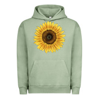 Pigment Oil Green giganteus sunflower Urban Hoodie - LillyAllenDesigns