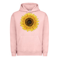 Pigment Salmon giganteus sunflower Urban Hoodie - LillyAllenDesigns