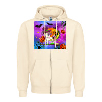 Sandshell halloween unicorn Zipper Hoodie - Zillion Design Studio