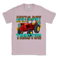 Lilac just a boy who loves tractor Classic Tee - texasbilliewilder