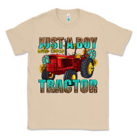 Mushroom just a boy who loves tractor Classic Tee - texasbilliewilder