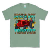 Sage just a boy who loves tractor Classic Tee - texasbilliewilder