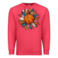 Cardinal basketball sunflower Premium Sweatshirt - HRA Design Shop
