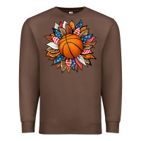 Chestnut basketball sunflower Premium Sweatshirt - HRA Design Shop