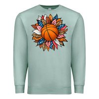 Seafoam basketball sunflower Premium Sweatshirt - HRA Design Shop
