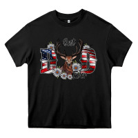 Black Best Dad Ever Heavy Core Tee - CowhideDigitalArt