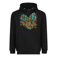 Black fall vibes heart Heavyweight Hoodie - RanaPortraitStore