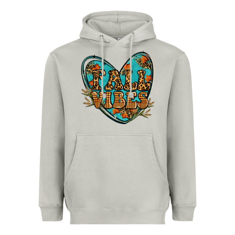 Fall Vibes Heart Heavyweight Hoodie by RanaPortraitStore | Teevron