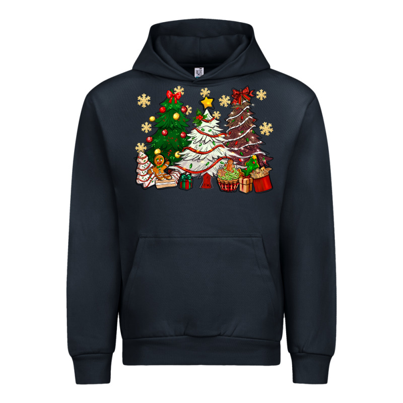 Cake Christmas Trees Urban Hoodie by NancyCooperArtShop | Teevron