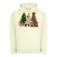 Pigment Pistachio Cake Christmas trees Urban Hoodie - NancyCooperArtShop