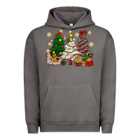 Pigment Tornado Cake Christmas trees Urban Hoodie - NancyCooperArtShop
