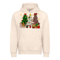 Sandshell Cake Christmas trees Urban Hoodie - NancyCooperArtShop