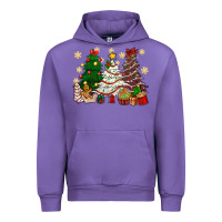 Tulip Cake Christmas trees Urban Hoodie - NancyCooperArtShop