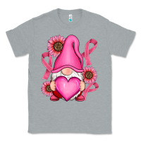 Heather Grey Breast Cancer gnomes Classic Tee - RanaPortraitStore