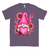 Lavender Breast Cancer gnomes Classic Tee - RanaPortraitStore