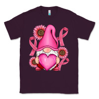 Plum Breast Cancer gnomes Classic Tee - RanaPortraitStore