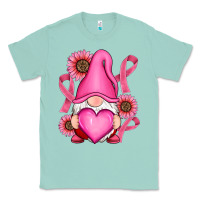 Seafoam Breast Cancer gnomes Classic Tee - RanaPortraitStore