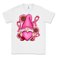 White Breast Cancer gnomes Classic Tee - RanaPortraitStore