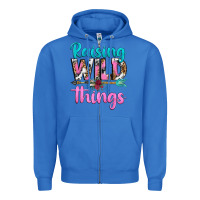 True Royal raising wild things Zipper Hoodie - texasbilliewilder