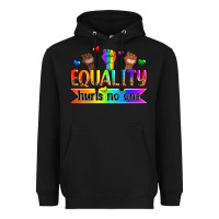 Black equality hurts no one Heavyweight Hoodie - Zillion Design Studio