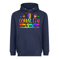Navy equality hurts no one Heavyweight Hoodie - Zillion Design Studio