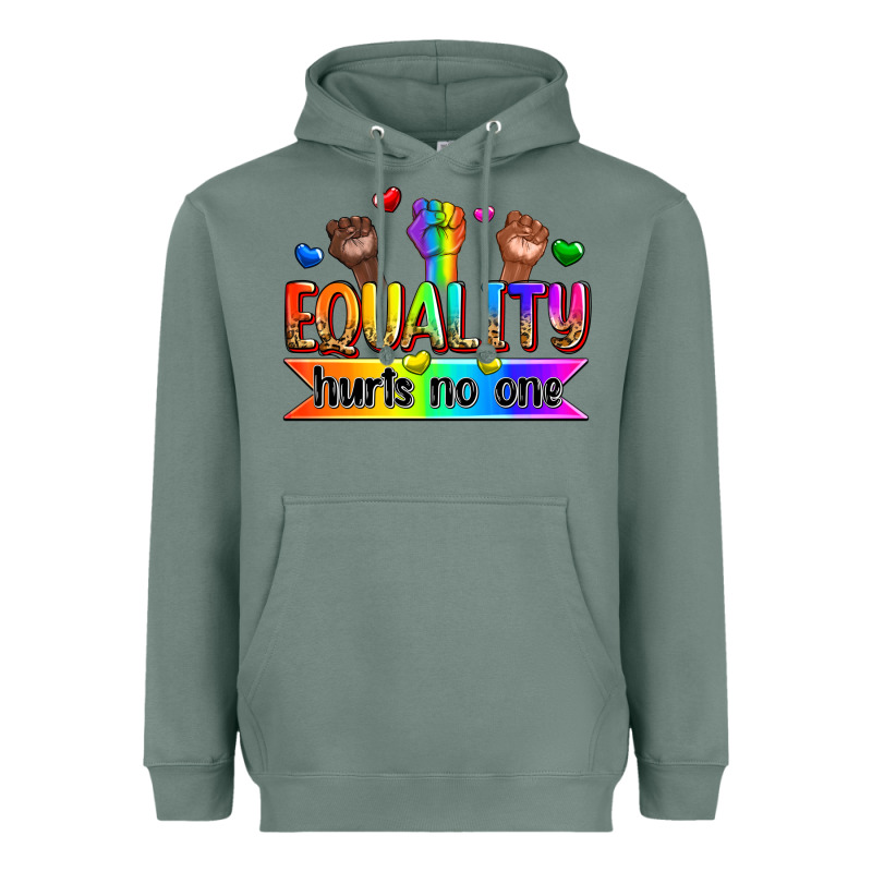 Equality Hurts No One Heavyweight Hoodie by Zillion Design Studio | Teevron