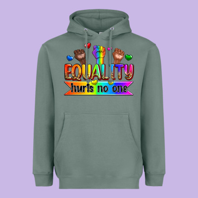 Equality Hurts No One Heavyweight Hoodie Designed By Zillion Design Studio
