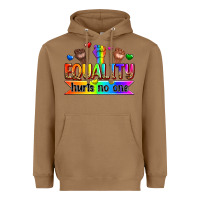 Toasted Coconut equality hurts no one Heavyweight Hoodie - Zillion Design Studio