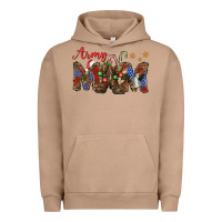 Pigment Burro Christmas Army Mom Urban Hoodie - NancyCooperArtShop