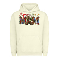 Pigment Pistachio Christmas Army Mom Urban Hoodie - NancyCooperArtShop