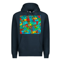 Navy autism awareness puzzle Premium Hoodie - BarkalooDesign