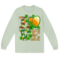 Matcha st.patricks nurse love heart stethoscope Long Sleeve Tee - BarkalooDesign