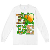 White st.patricks nurse love heart stethoscope Long Sleeve Tee - BarkalooDesign