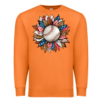 Carrot baseball sunflower Premium Sweatshirt - HRA Design Shop