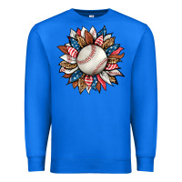 True Royal baseball sunflower Premium Sweatshirt - HRA Design Shop