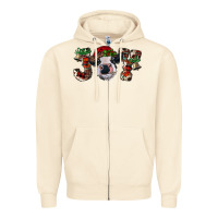 Sandshell Christmas Joy Heifer Cow Zipper Hoodie - RanaPortraitStore