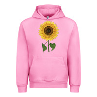 Fuchsia Pink giganteus sunflower Urban Hoodie - LillyAllenDesigns