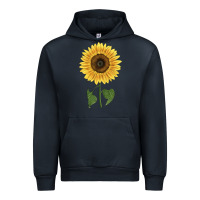 Navy giganteus sunflower Urban Hoodie - LillyAllenDesigns