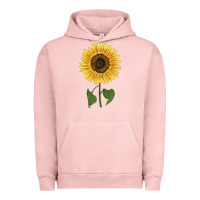Pigment Salmon giganteus sunflower Urban Hoodie - LillyAllenDesigns