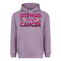 Lavender Stronger Than Cancer Heavyweight Hoodie - texasbilliewilder