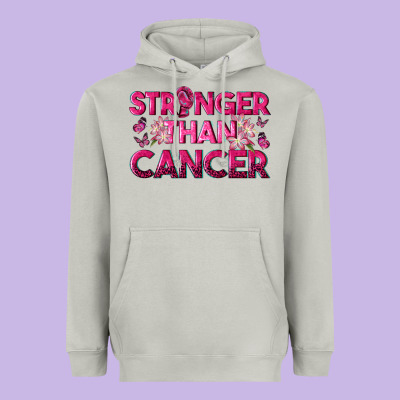 Stronger Than Cancer Heavyweight Hoodie Designed By Texasbilliewilder