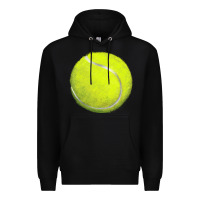 Black tennis bal Premium Hoodie - BarkalooDesign