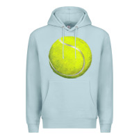 Blue Mist tennis bal Premium Hoodie - BarkalooDesign