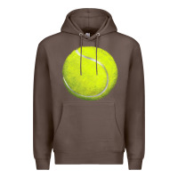 Coffee tennis bal Premium Hoodie - BarkalooDesign