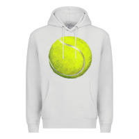 Dove Grey tennis bal Premium Hoodie - BarkalooDesign